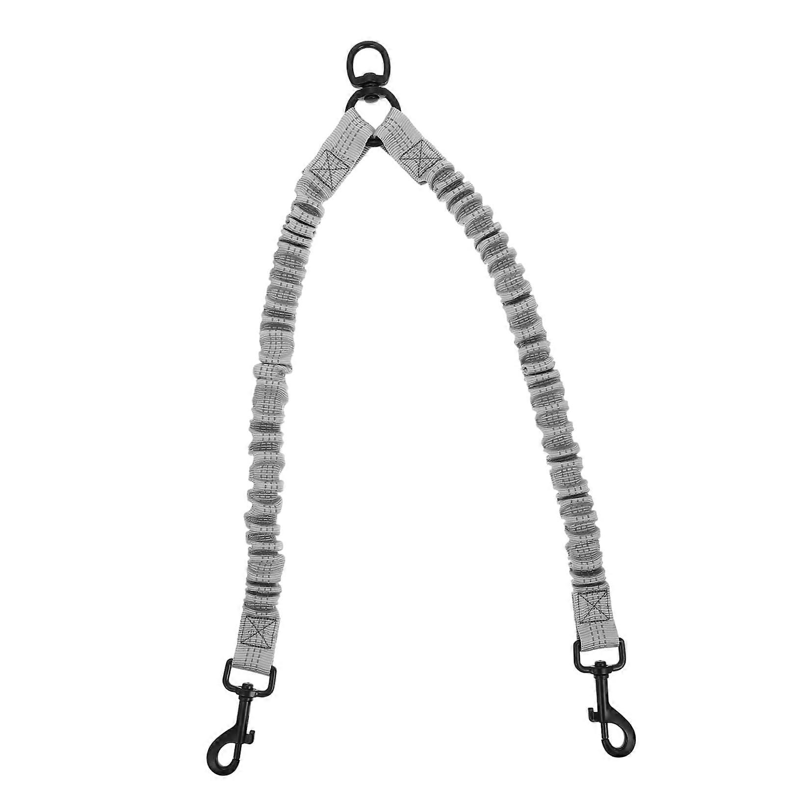 Reflective Dog Leash for Pets, Adjustable and Elastic, Durable Material for Outdoor Activities, Suitable for Two Dogs, Lightweight and Easy to Handle