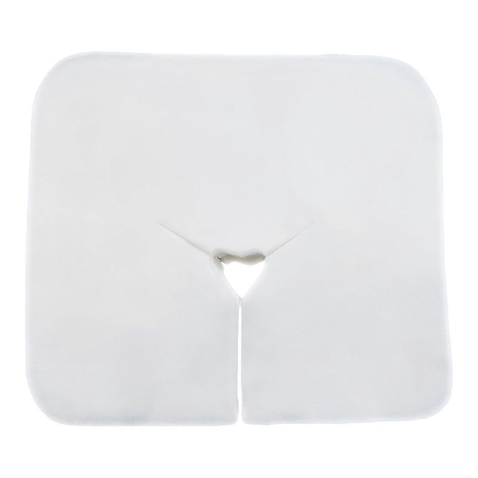 100piece Disposable Face Cradle Cover Headrest Covers Soft Cradle Sheets Face Rest for Beauty Salon Hotels Face Pillow, NonWoven