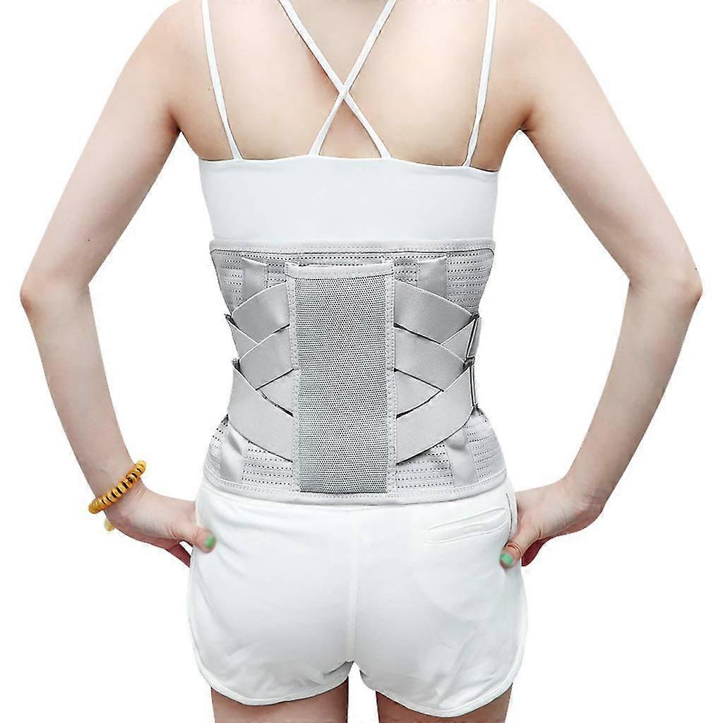 Waist Support Belt Self-Heating Magnetic Breathable Adjustable Unisex Lumbar Back Support Size S/S