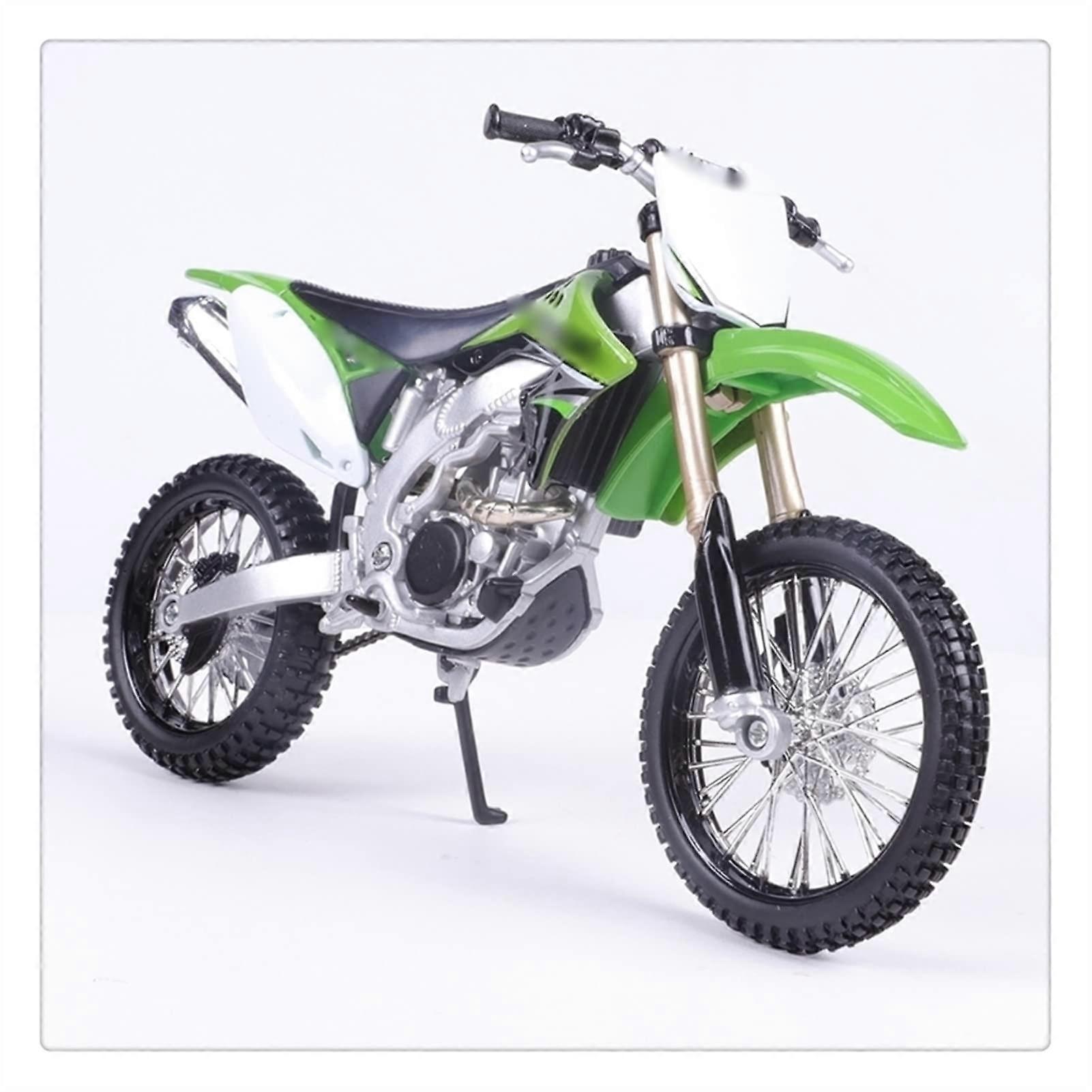 1:12 Motorcycle Model Toy Die-Cast Vehicle Alloy Ornament for KX 450F Collector's Hobby Display