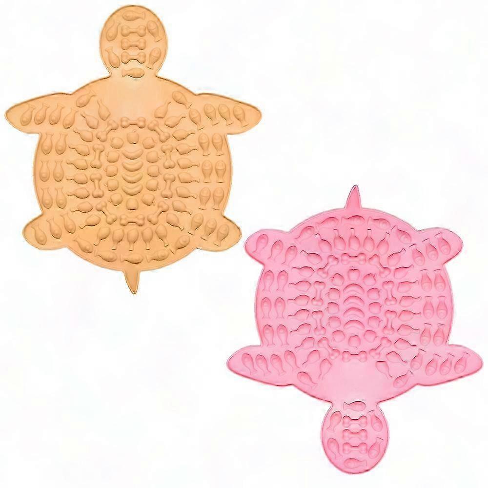 حصيرة تغذية جذابة للحيوانات الأليفة - سيليكون ممتاز ، قبضة آمنة ، سهلة التنظيف ، تعزز الهدوء وصحة الأسنان