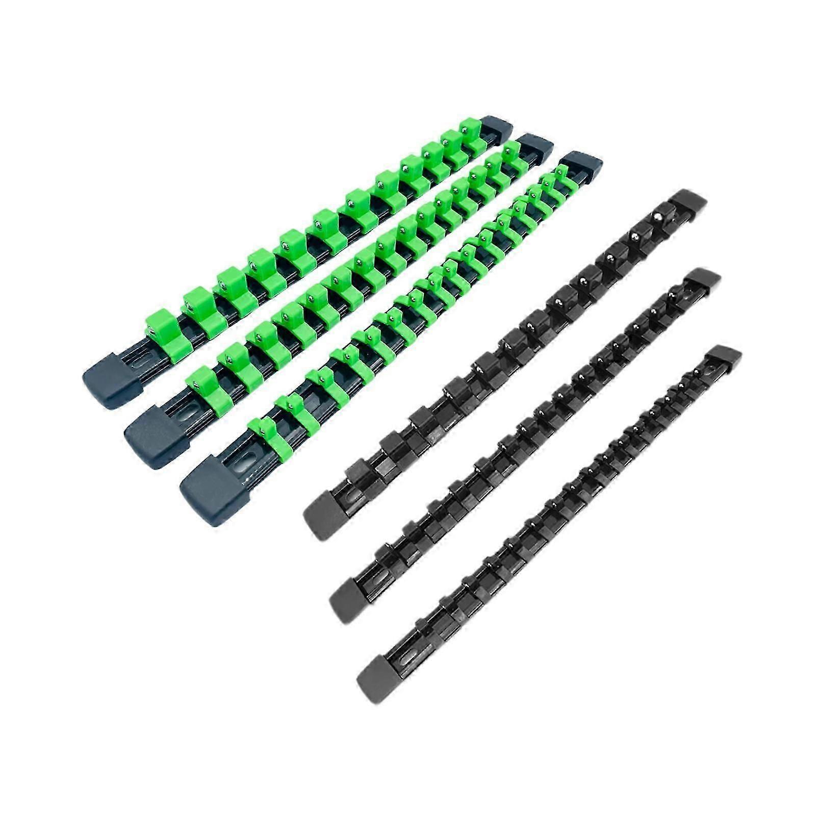 Socket Organizer Sleeve Storage Bracket Rack Stand Replacement Socket Holder Red and Blue