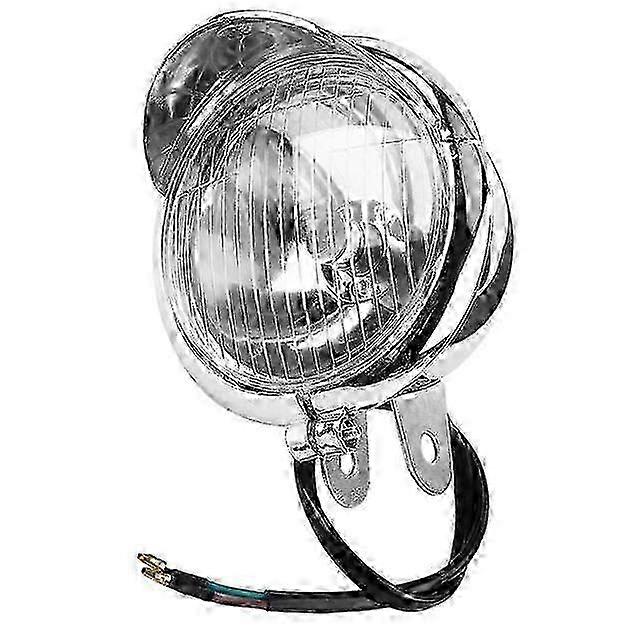 Universal ABS Chrome Colored Motorcycle Fog Lights with 12V Headlight and Vehicle Lighting Accessories 2025