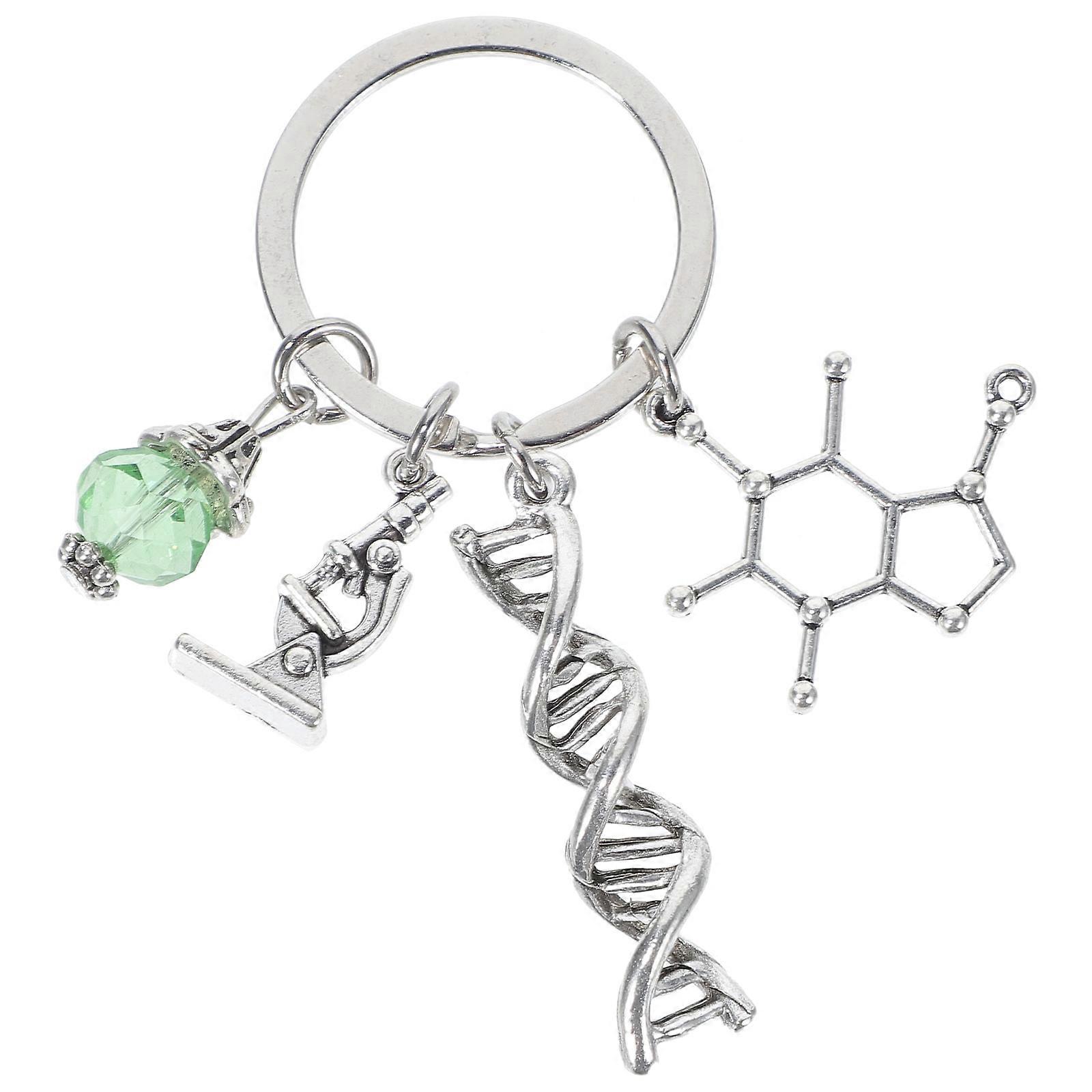 a polished product description based on your input, optimized for clarity, appeal, and :

 

**Cute Microscope Keychain – Biology Themed Keyring for