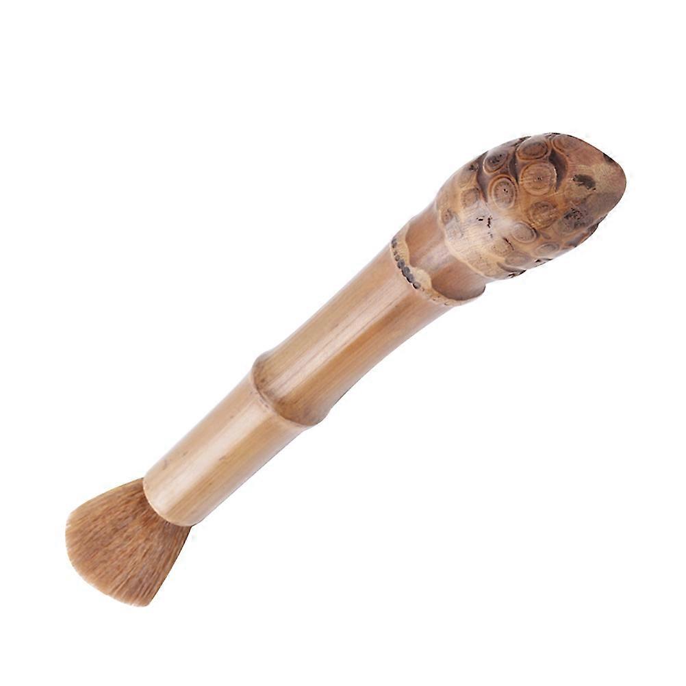 Bamboo Handle Teapot Cleaning Brush with Material for Home and Tea Shop Use 2pcs