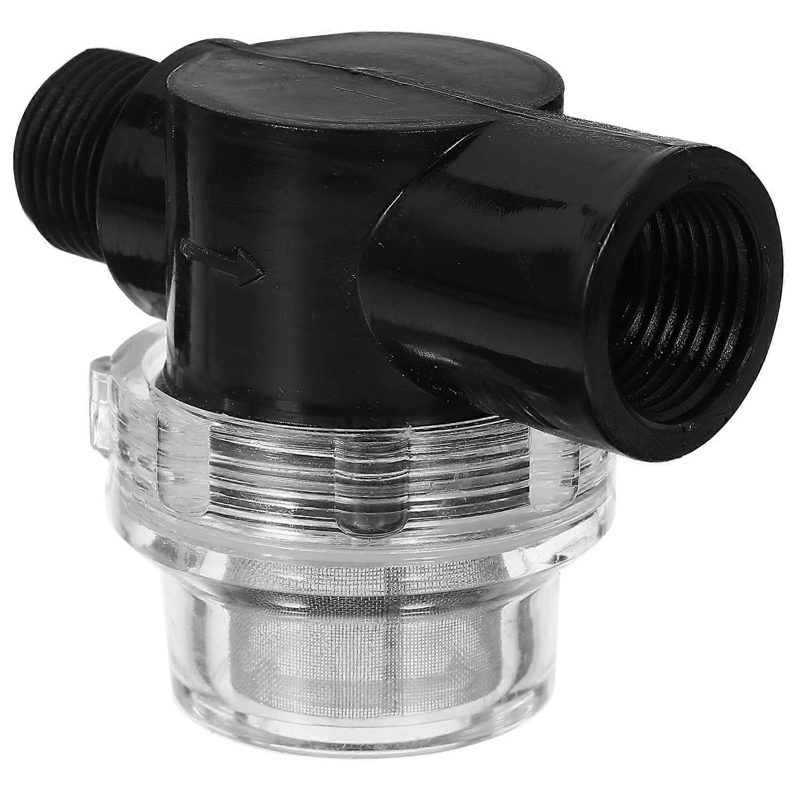 Water pump sieve filter for effective water purification, screw connection, portable and durable for garden irrigation and aquariums.