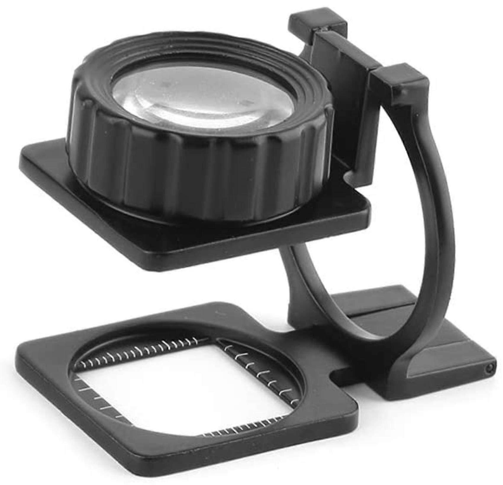 Folding Metal Magnifier 20X Linen Tester Magnifier Fabric THD Counter Magnifier