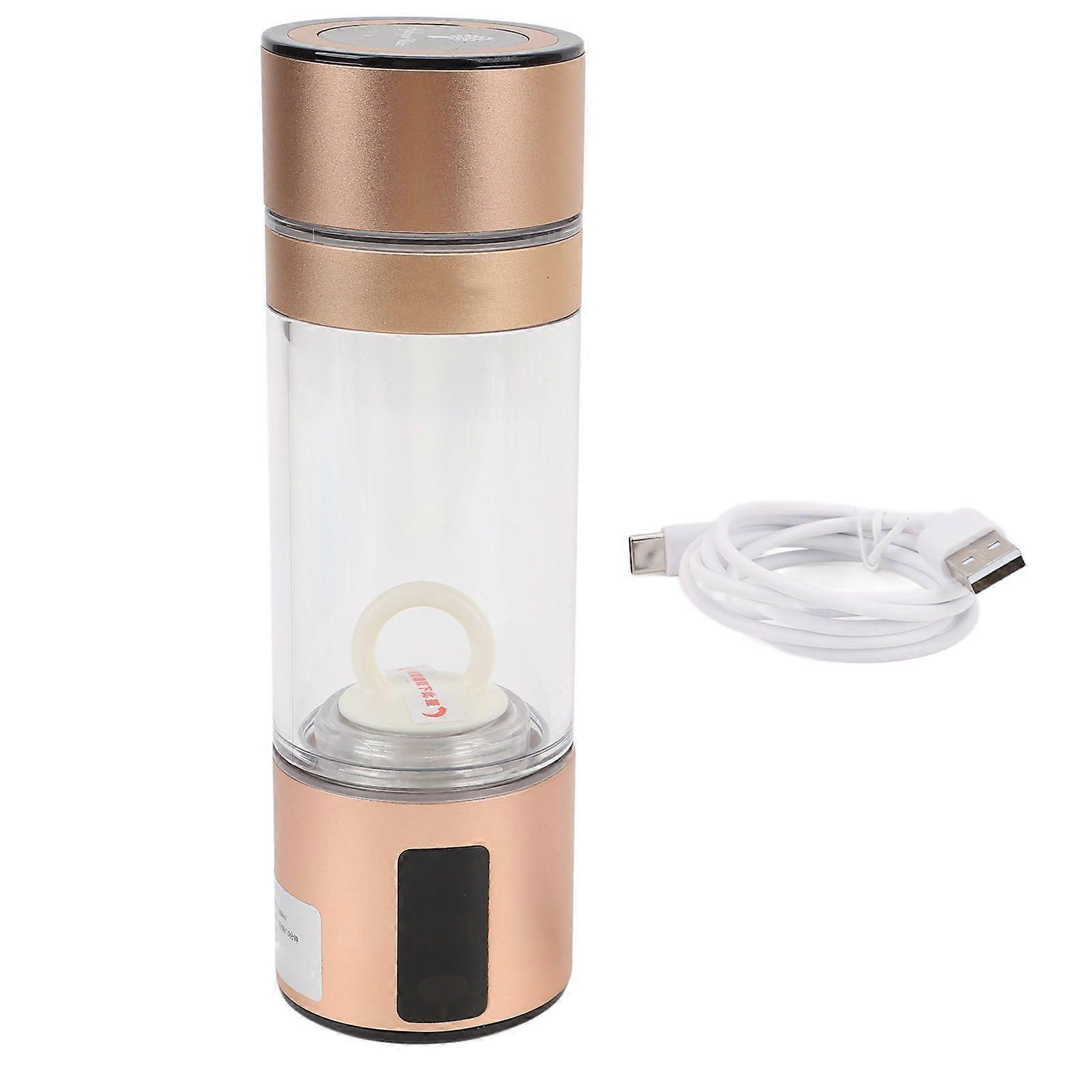 Bouteille d’eau d’hydrogène 260ml rechargeable portable générateur de machine à eau d’hydrogène SPE PEM Technology Machine d’ioniseur d’eau d’hydrogène