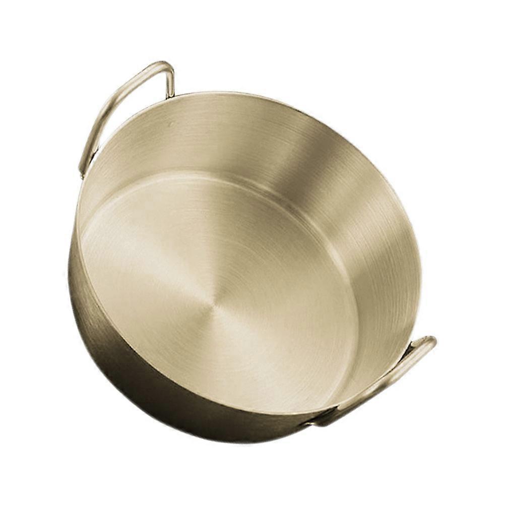 Golden Stainless Steel Dipping Bowls with Double Handles for Home Use Small Containers Ideal for Sauces and Snacks 7.8 oz