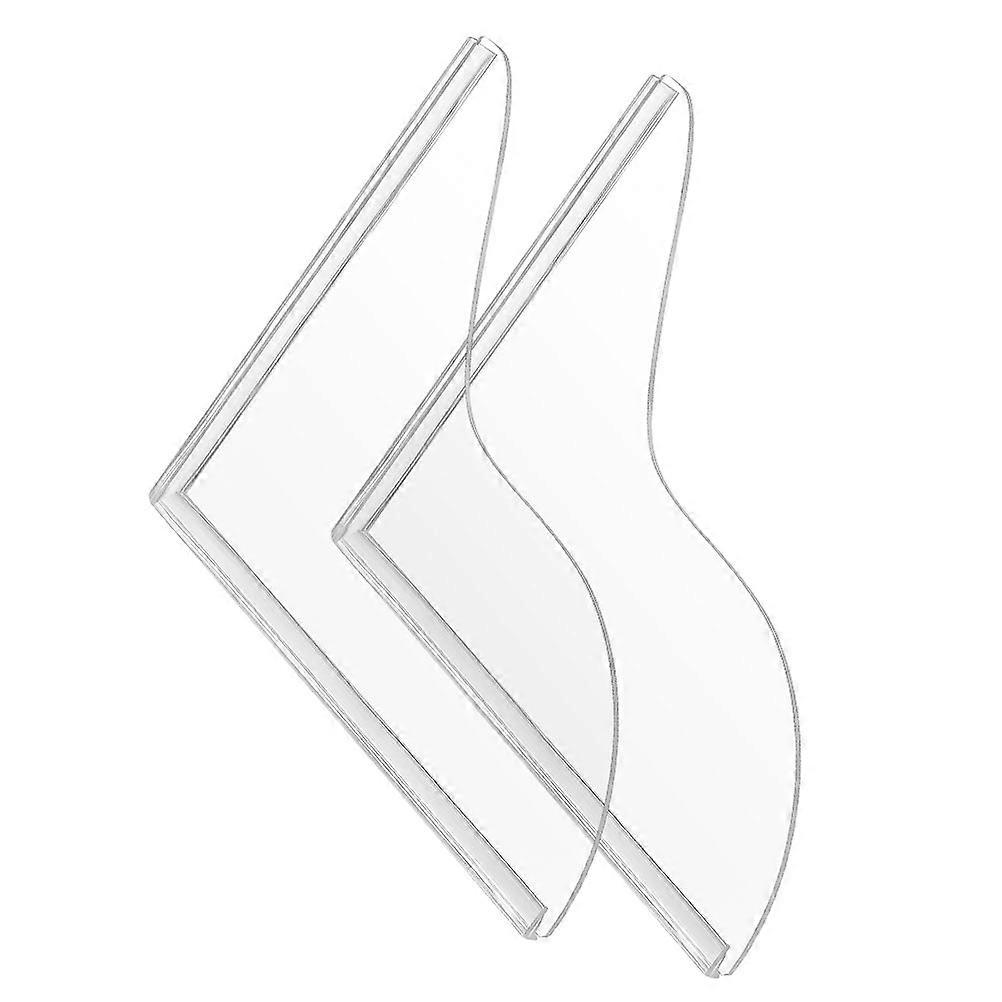 Here's a well structured product description and explanation for the **"2pcs Shower Splash Guard Transparent Barrier For Bathtubs Sinks Easy