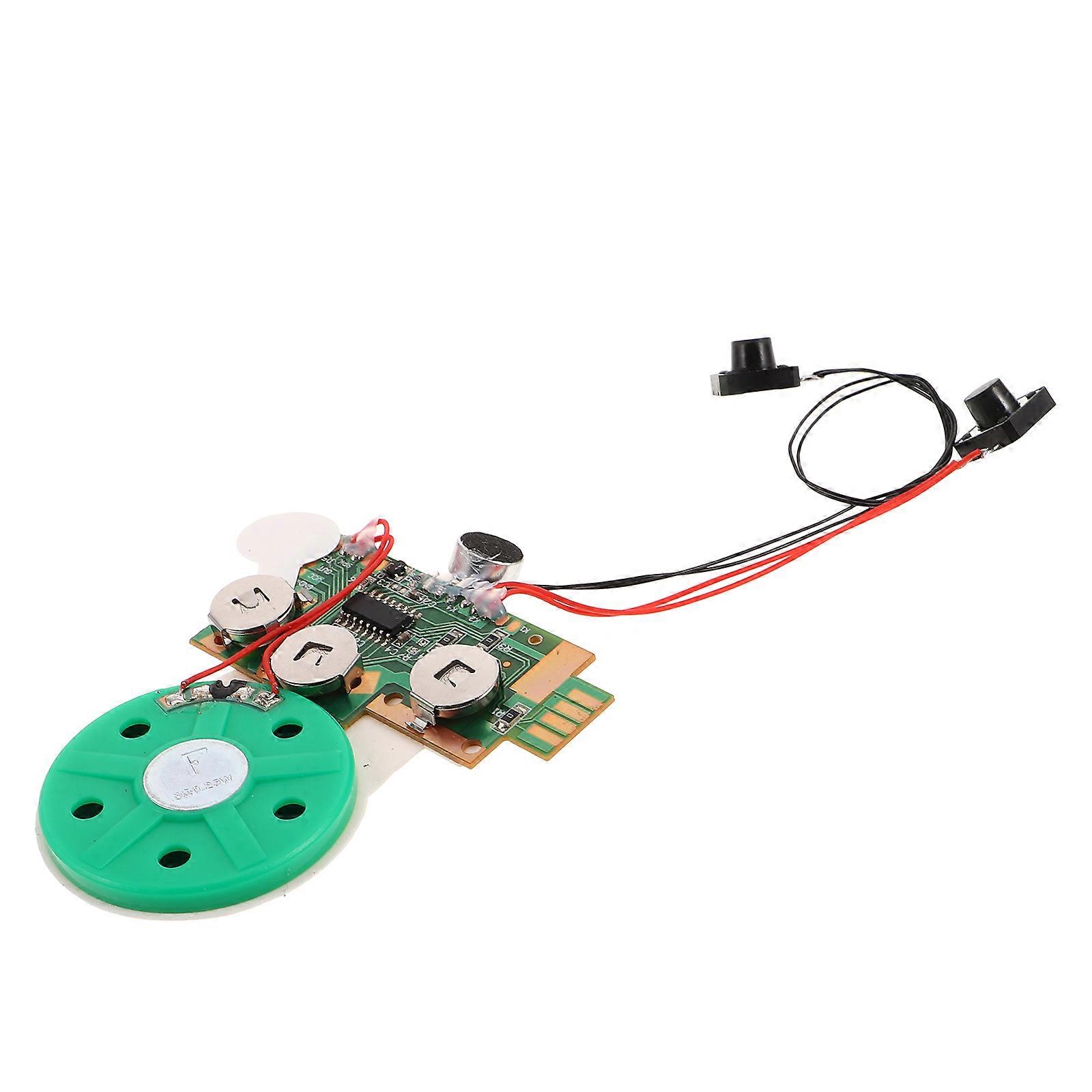 For Greeting Card Audio Recording Voice Player Electronic Components Plastic Rectangle 1Pcs