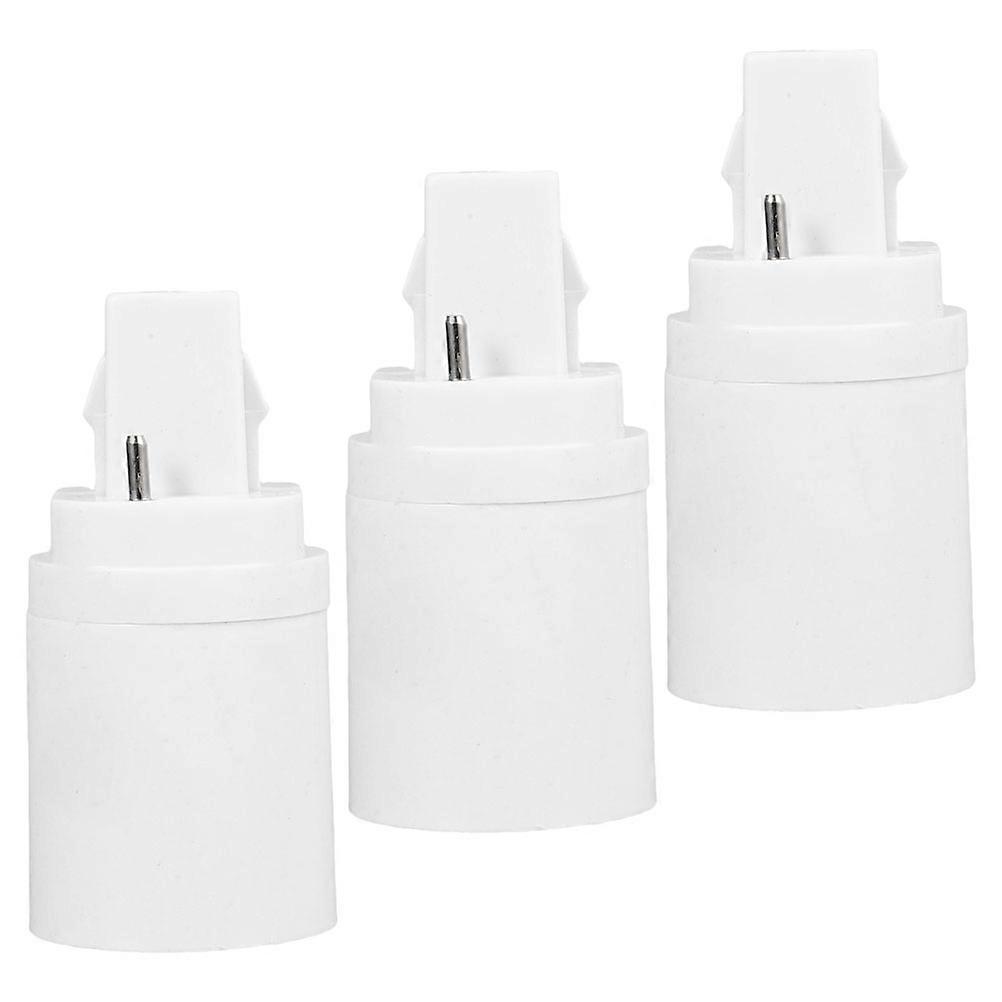 3pcs Light Bulb Socket Adapter, Compact Lamp Holder Converter for Table Lamps, Chandeliers & Wall Lights, Durable & Space Saving Design