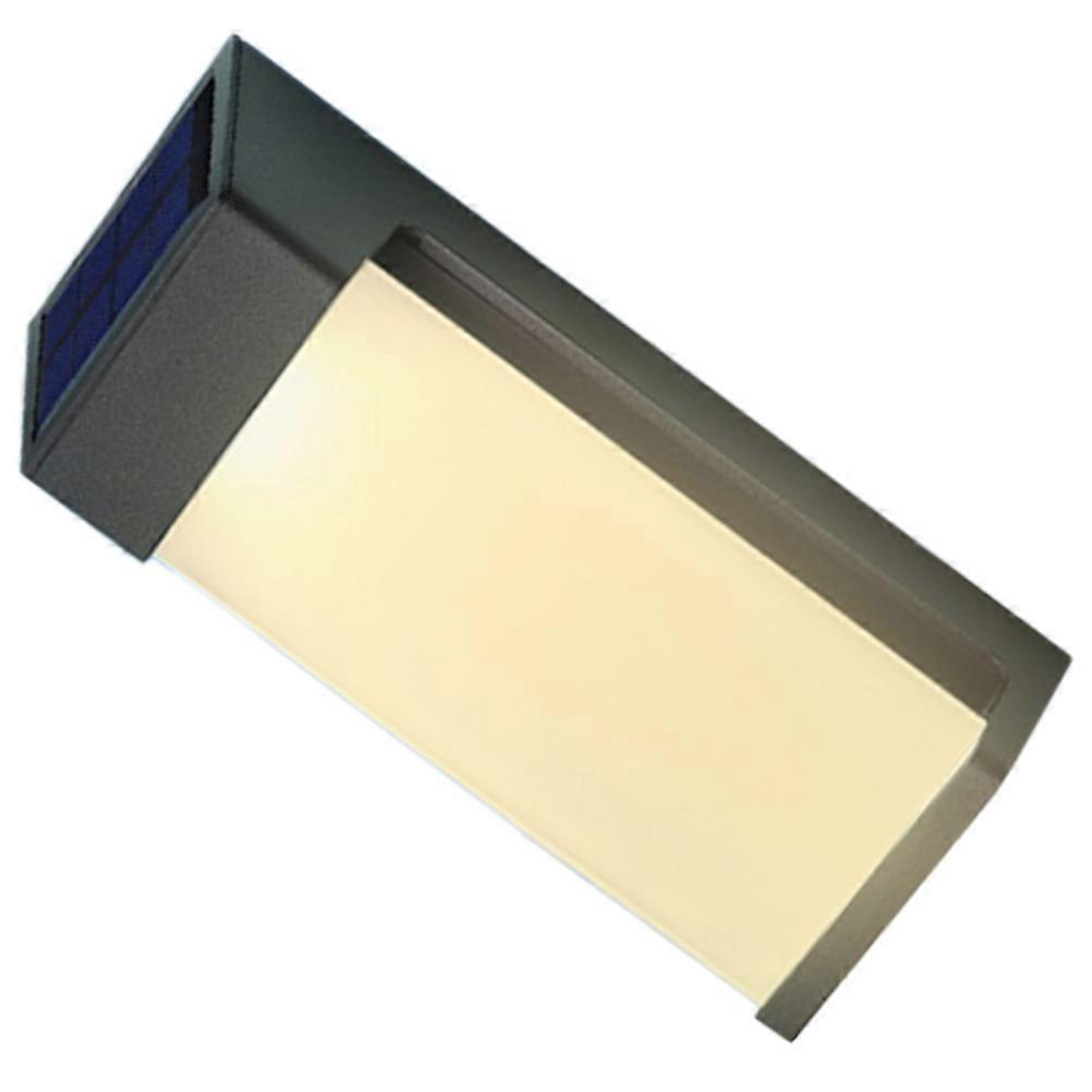 Solar Powered Outdoor Wall Mounted LED Garden Light with Motion Sensor for Energy Efficient Patio & Pathway Lighting