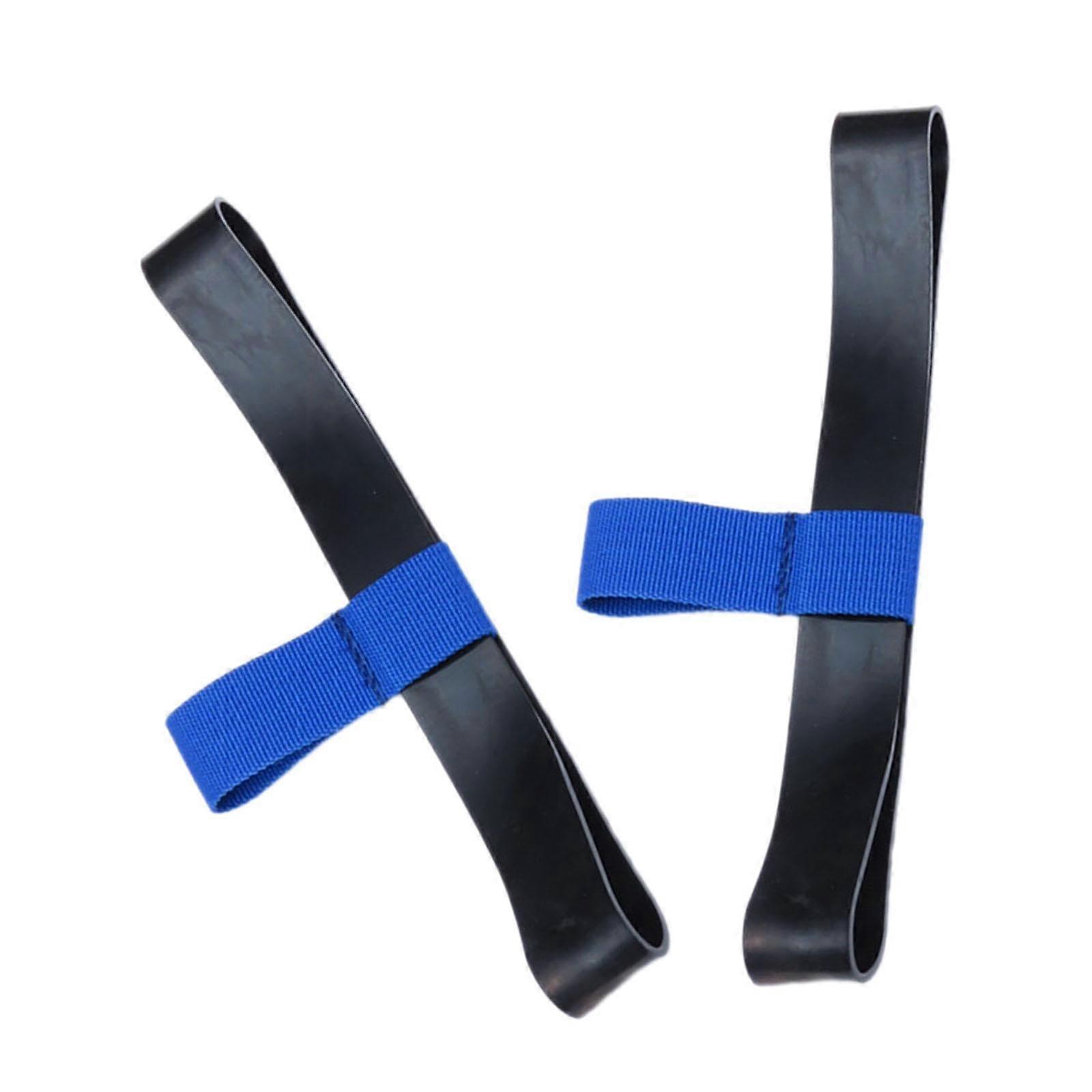 Retaining Straps Pack of 2 for 6L Diving Cylinder, Elastic Fastening Straps for Bottles, Durable Blau Design