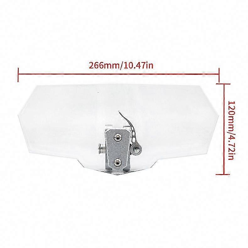Universal Adjustable Motorcycle Windshield Wind Deflector