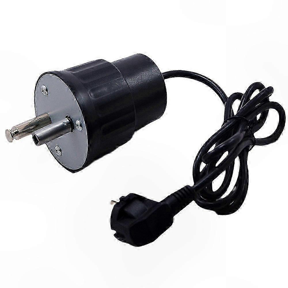 Zestaw silnika elektrycznego rożna na kemping, aluminiowy rożen do grillowania z wtyczką UE, pojemność 0-24 kg