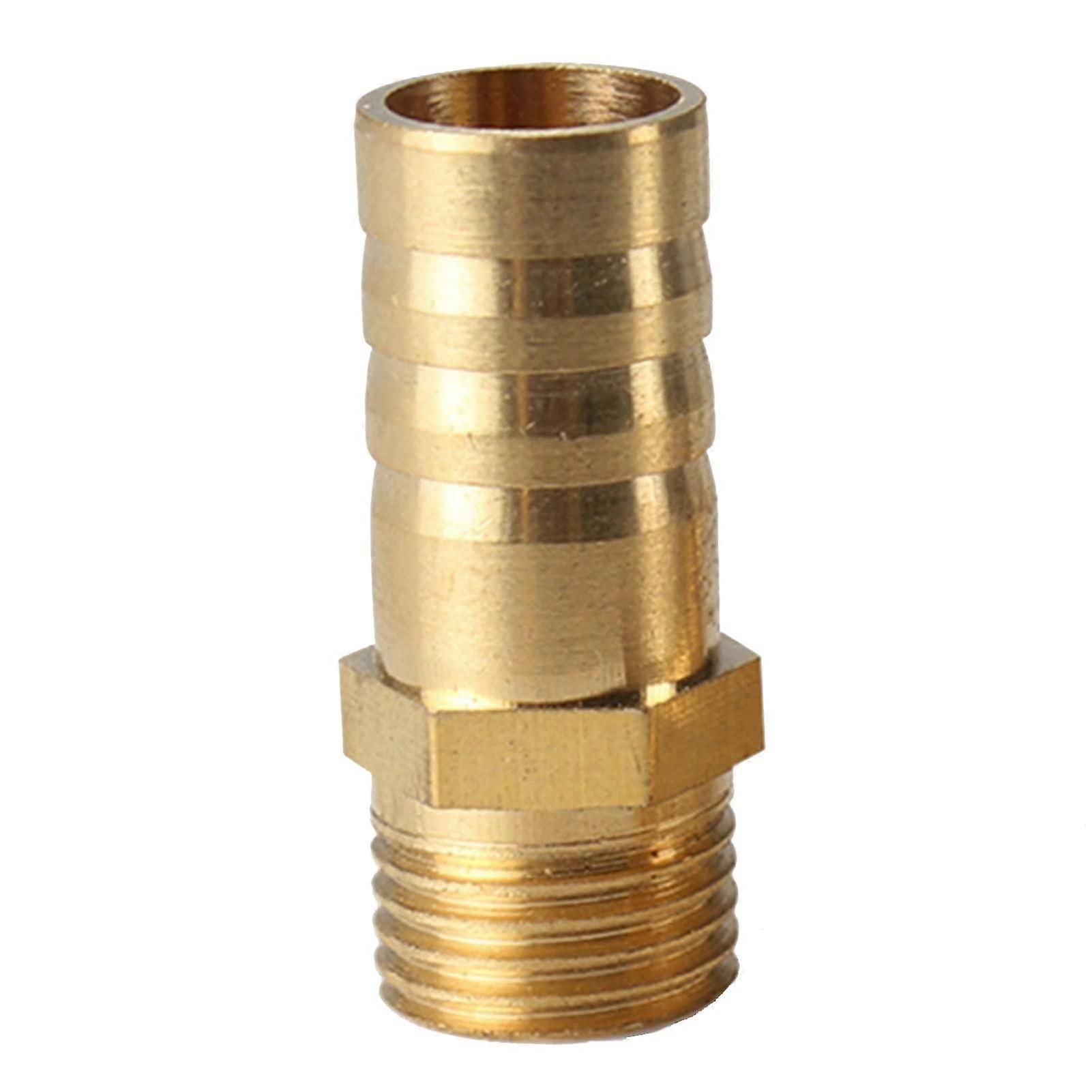 MessingGewinderohrverschraubung Brass fitting 4mm12mm barb 1/83/8 BSP plug (1/8, 12mm)