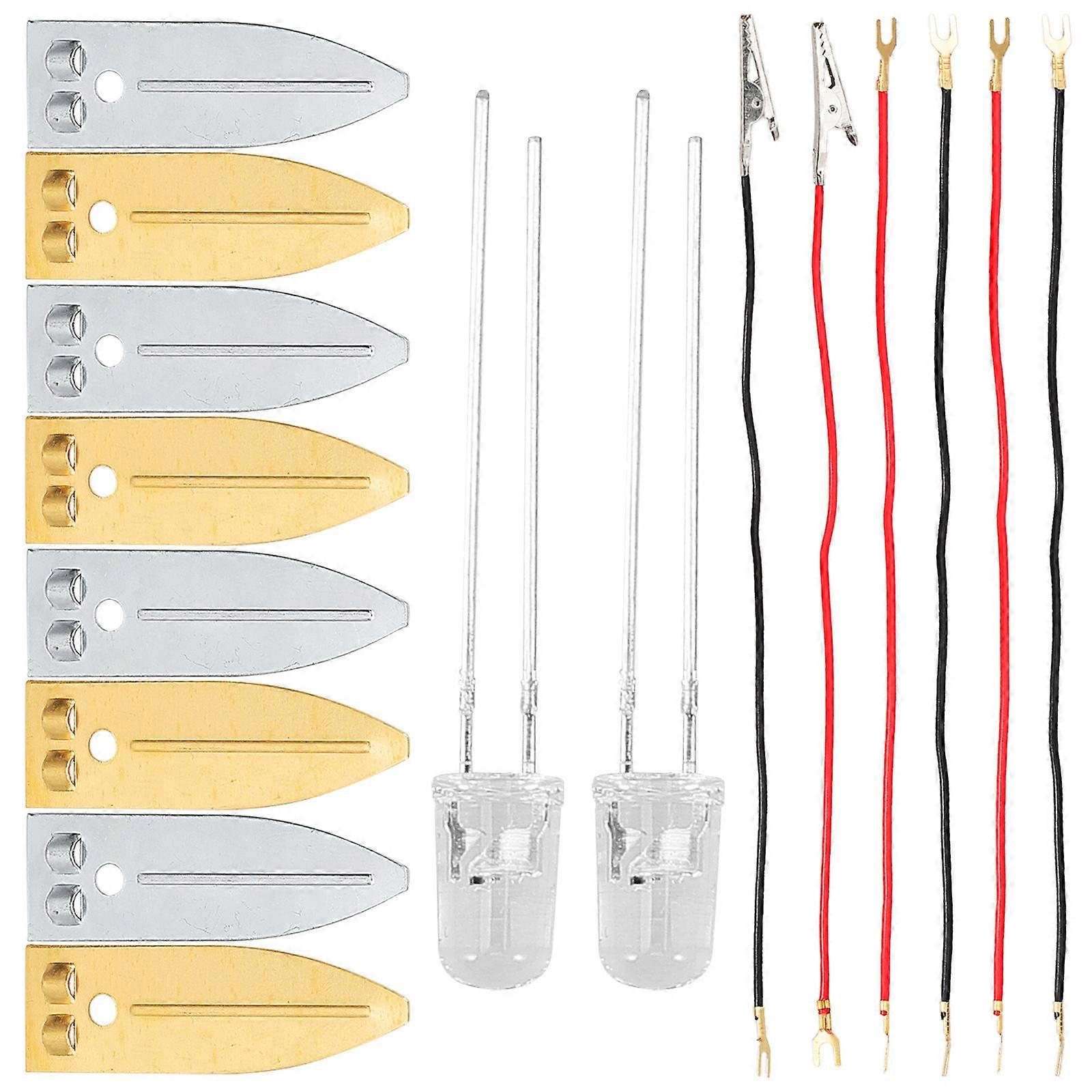 Potato Battery Science Kit 1 Set Family Activities Assorted Color Chemical Reaction Demonstration