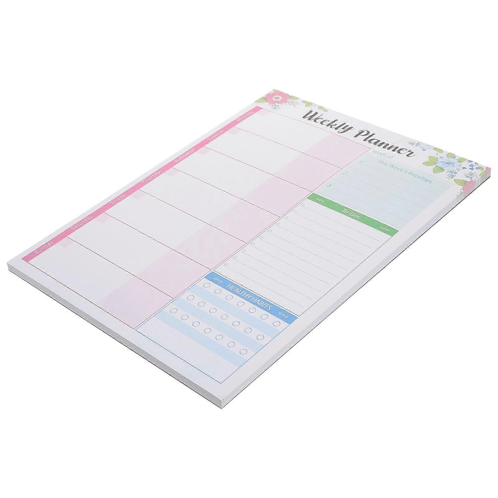 Compact Daily Planner Notepad for Office Use Portable Memo Pad with Plenty Space for Planning