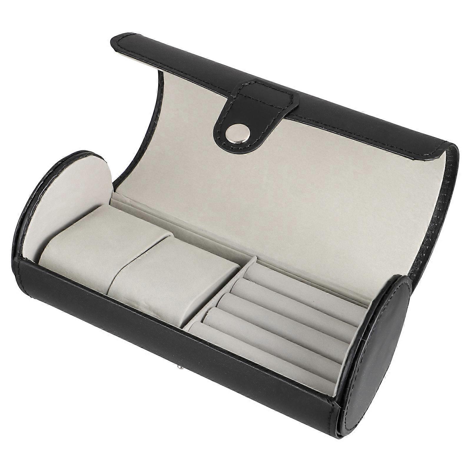 Single Watch Holder For Home Use And Travel Use 19.5X9cm PU Storage Durable 1Pc