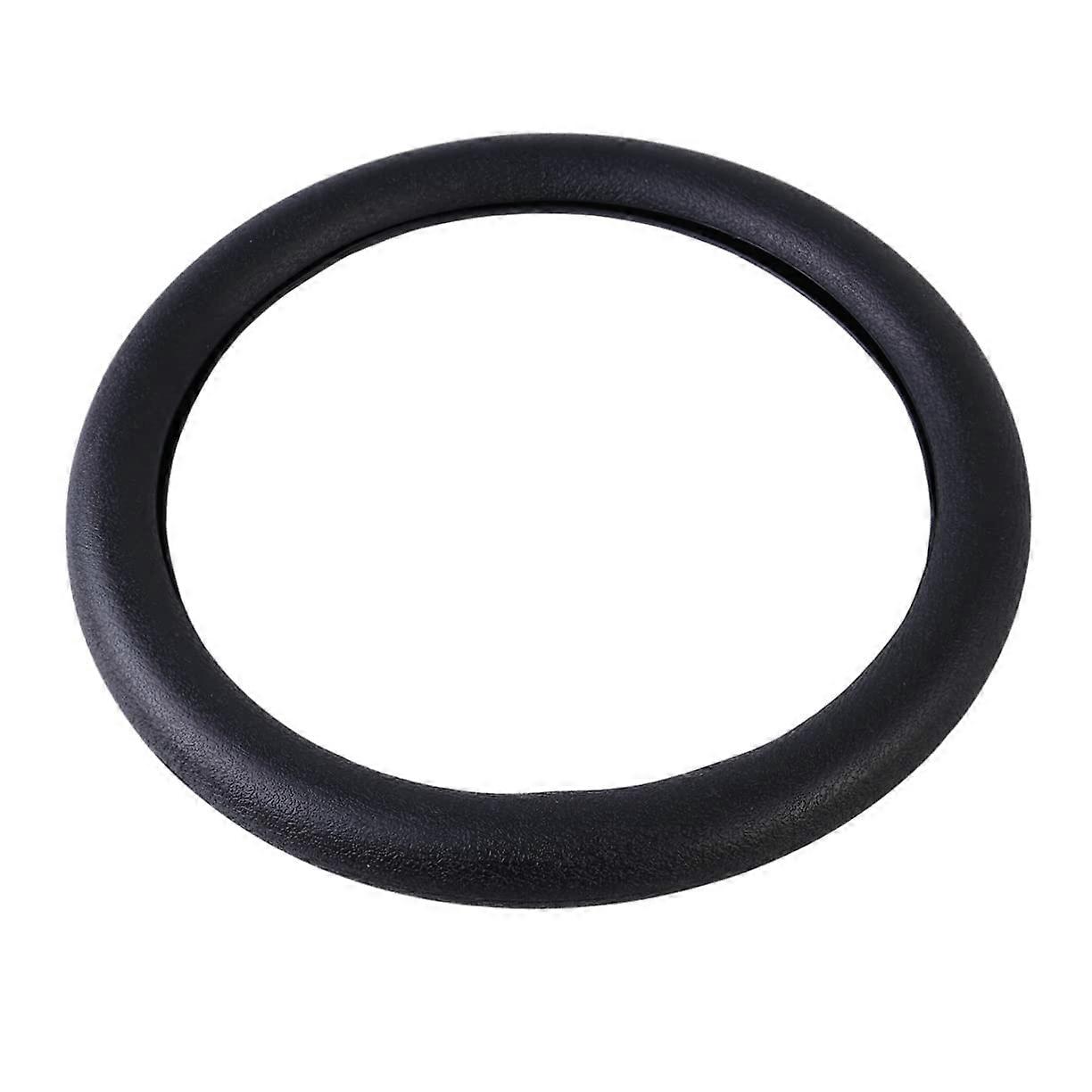 Black silicone hubcap cover 32 cm – Pattern Comfortable fit for large wheels 36–40 cm