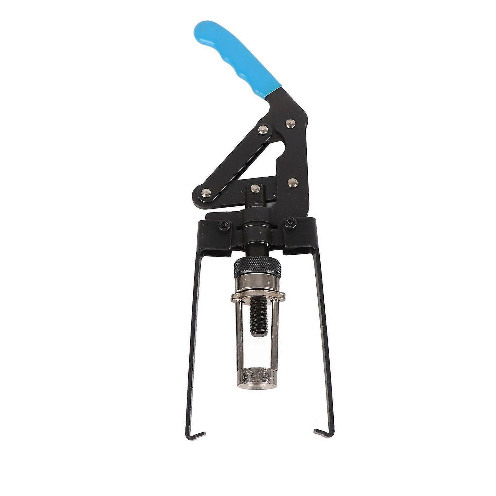 Overhead valve spring compressor tool for engine repair