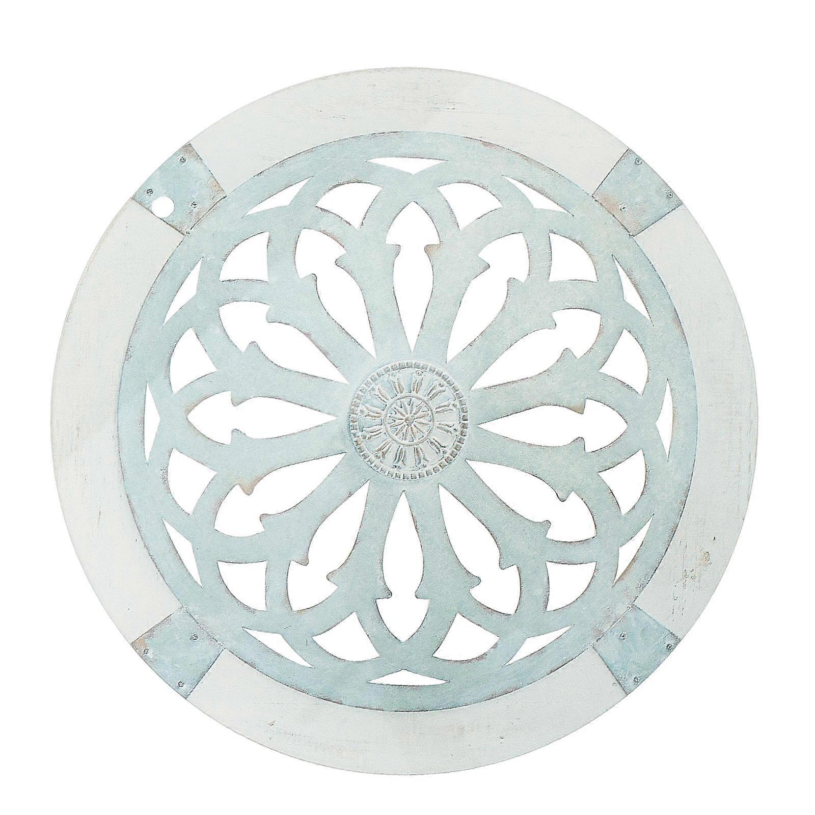 Hanging Round Frame for Wall Art with Unique Shaped Pattern Inside