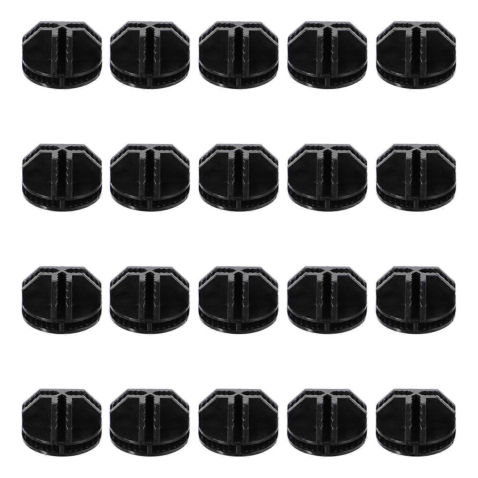 Grid Cube Storage Connectors For Shoe Cabinet Color ABS Material Shelf Building 20Pcs
