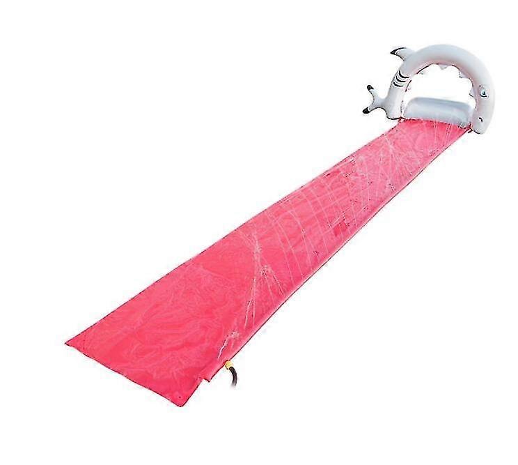 AURA Cartoon Shark Slip Slide Mat ,Inflatable Spray Water Slip and Slide