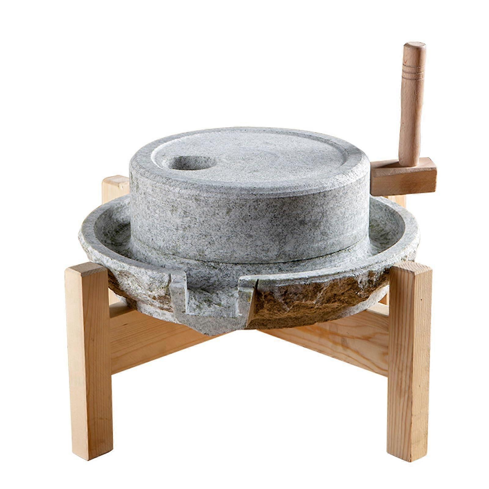 Traditional Stone Mill – Natural Lapis Lazuli, Easy to Clean, for Grinding – 25cm
