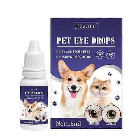 Pet Eye Drops,Pet Eye Care,Gel Eye Drops for Pets,Eye Drops for Pets,Pet Eye Drops for Cats and Dogs, Relieving Eye Itching and Irritation, Removing E