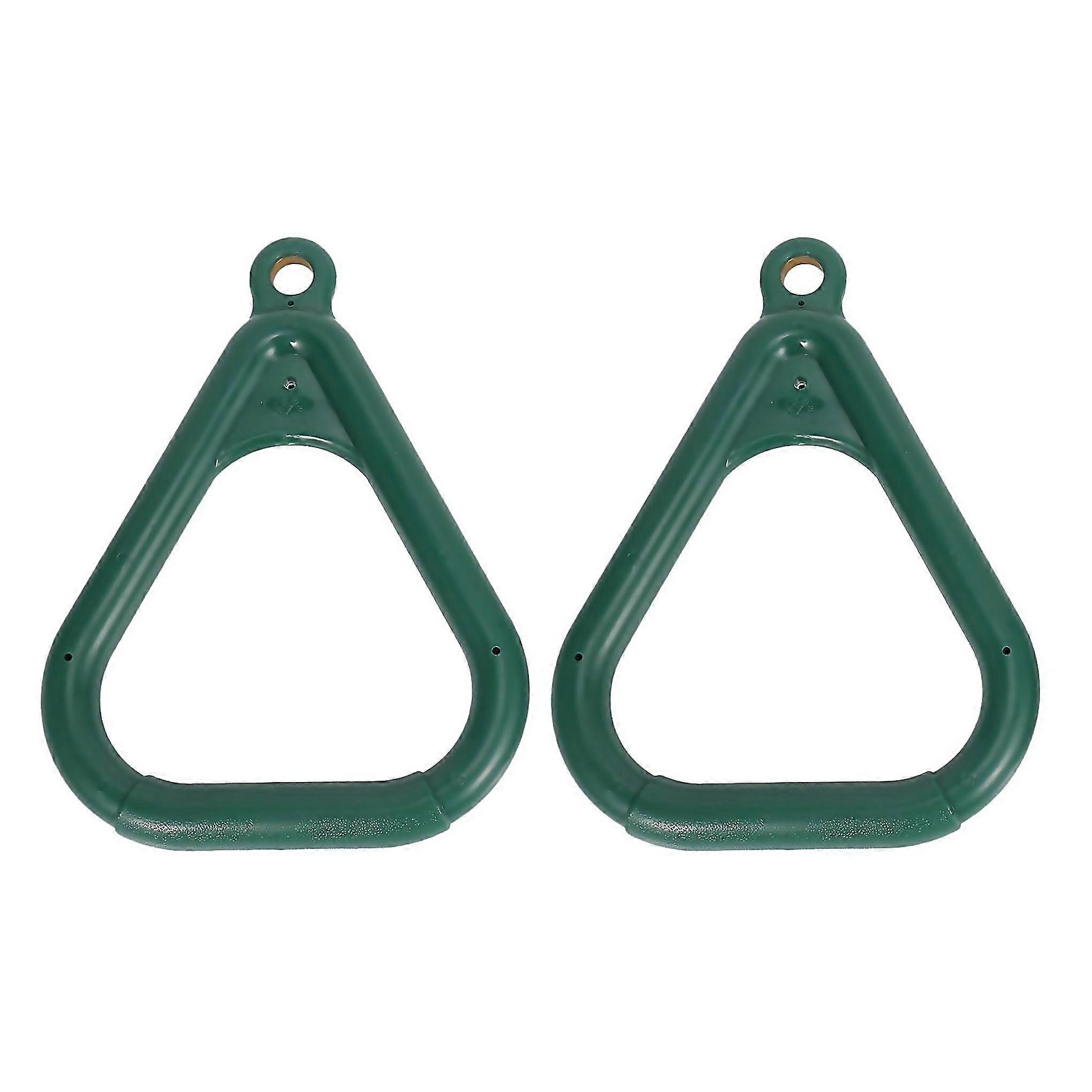 For 2 Pcs Trapeze Ring Swing Set Playset Trapeze Bar Jungle Ring