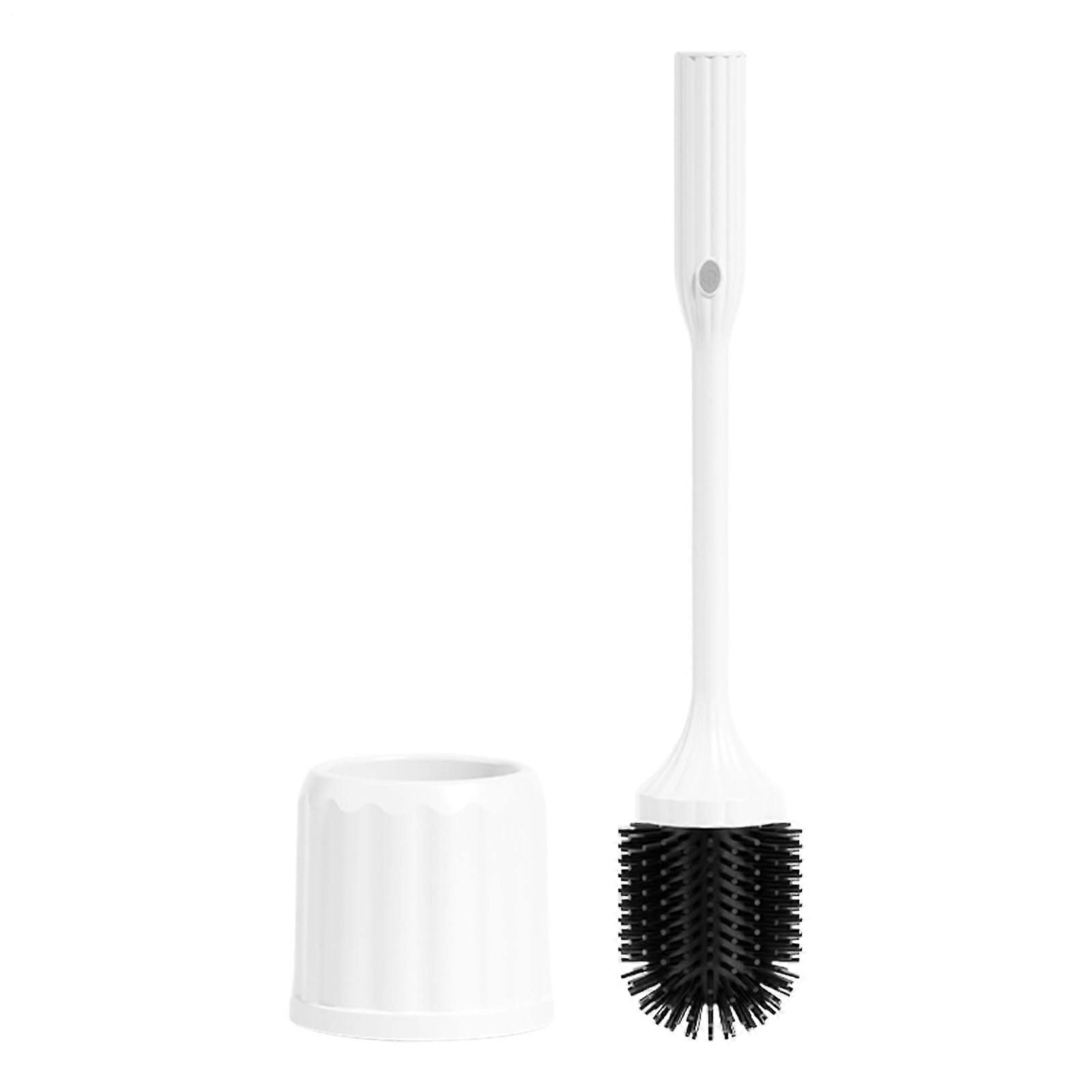 Electric Toilet Brush with Holder – Flexible Cleaning Brush for Corners, Ideal for Home, Hotel, School, and Shopping Mall