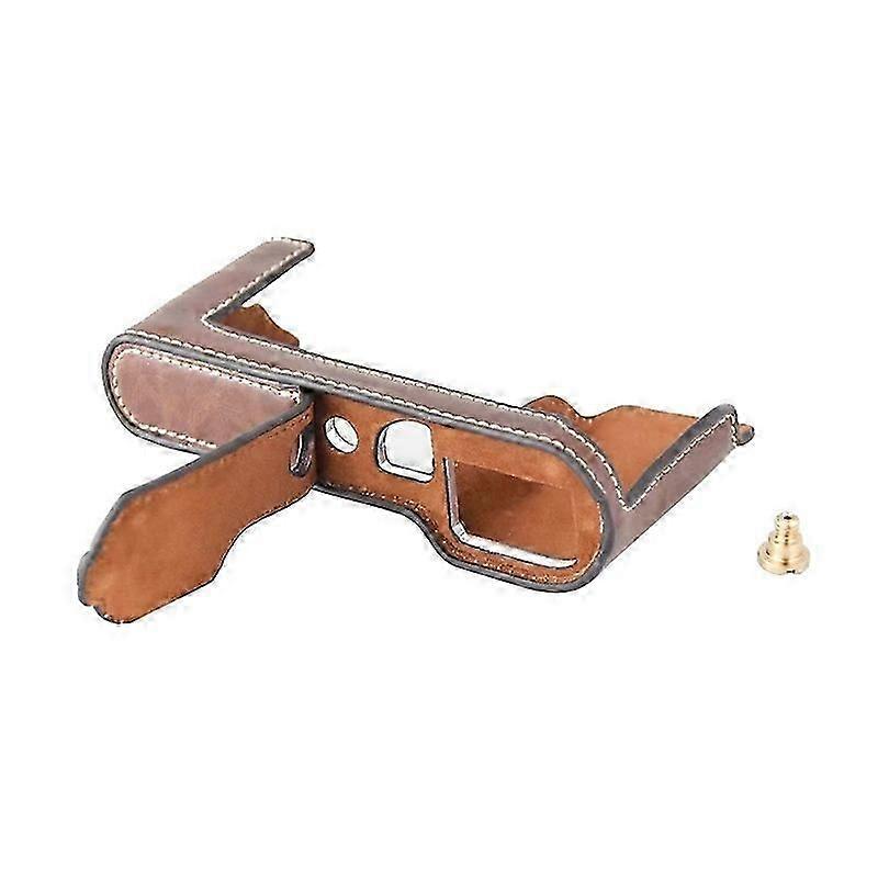 タイプBカメラ保護ボトムケースPUレザーカバー、ライカT / TYP701用バッテリー開口部付き