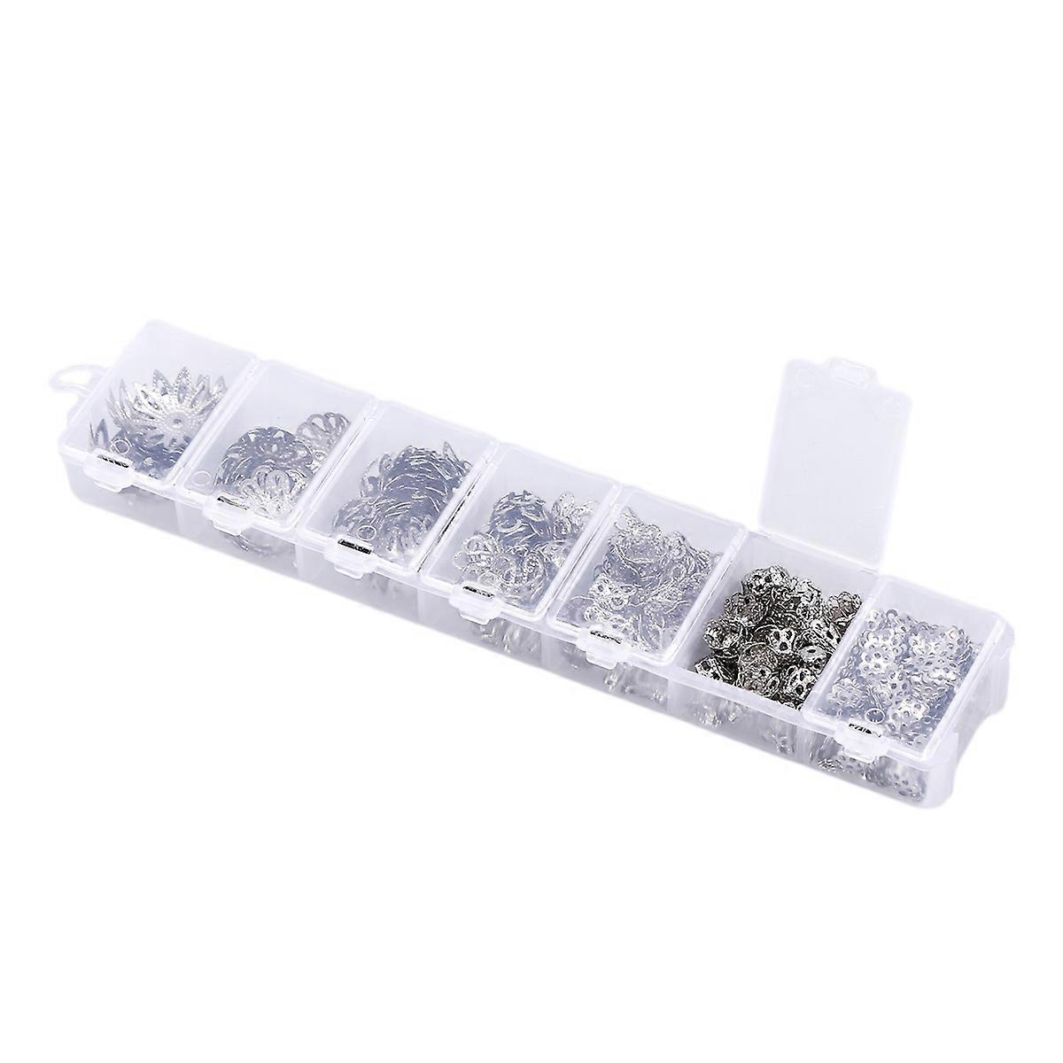 Durable Metal Bead Caps for Jewelry Making with Elegant Finish 300pcs Multi Color