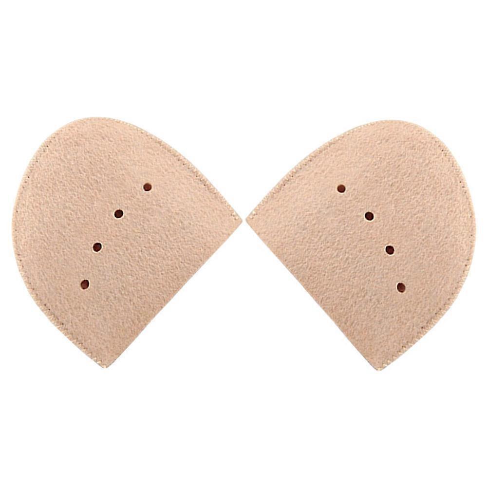 Khaki Felt for Dance Shoes Soft Comfortable Antiwear with Perforated Design Adjustable Size L