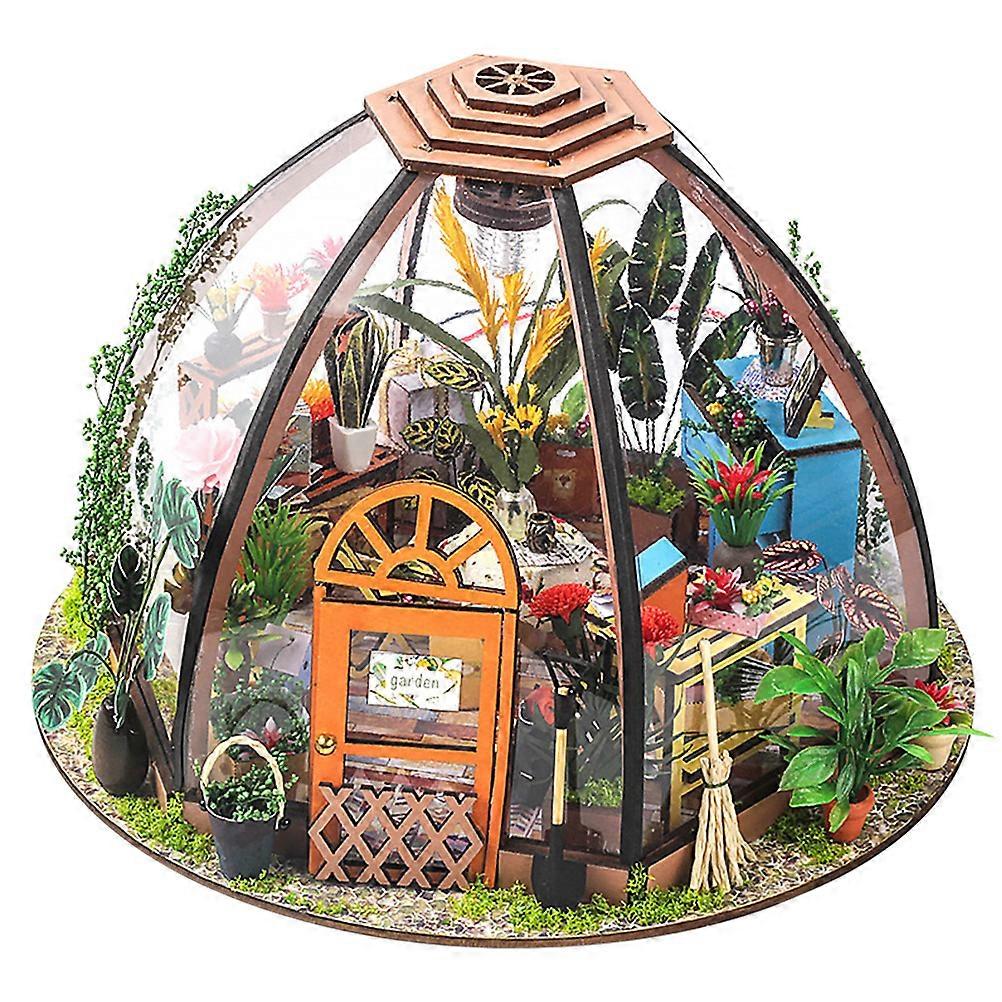 House Model DIY Miniature House Building Model Toy 1Set