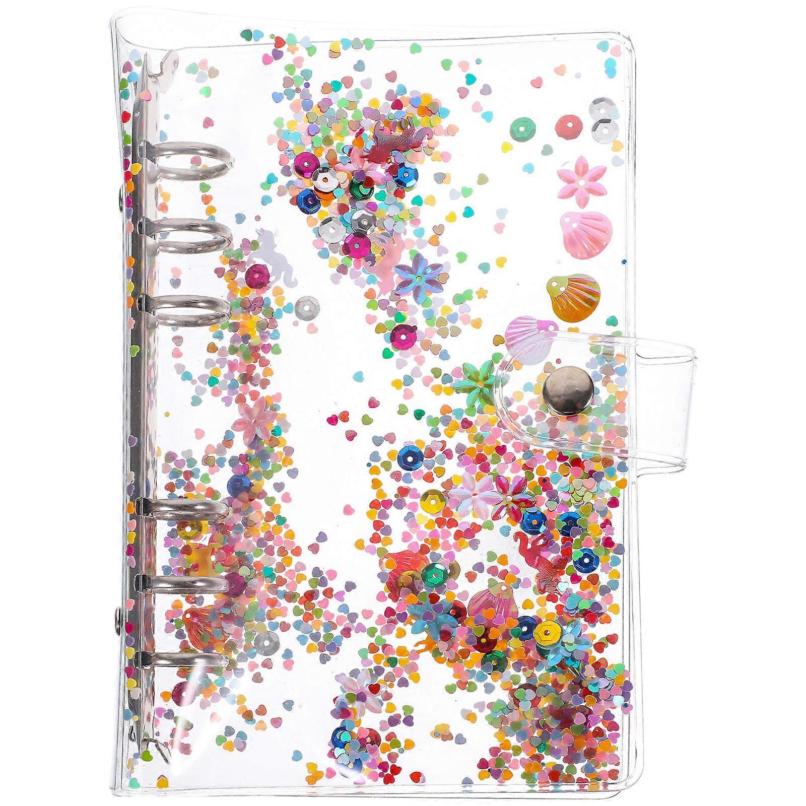 Glitter Binder Notebook Shell Scrapbook Shell Looseleaf Notebook Shell Office Accessory