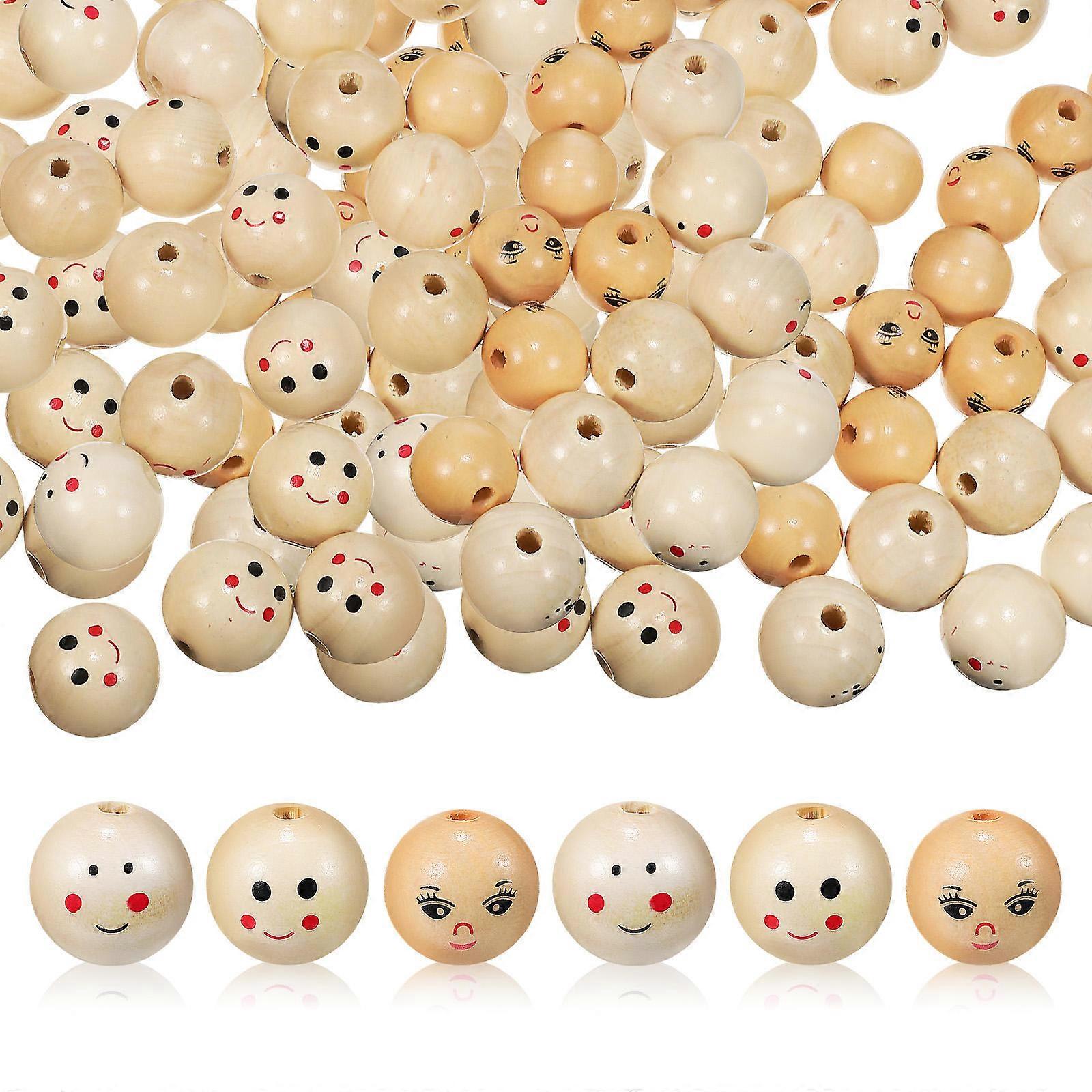 100Pcs Handmade Beads For Craft Enthusiasts And Children Necklace Making Assorted Color