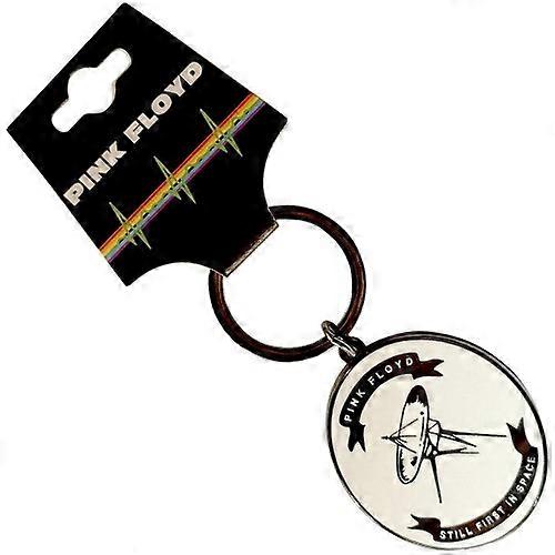Pink Floyd First In Space Oval Keyring