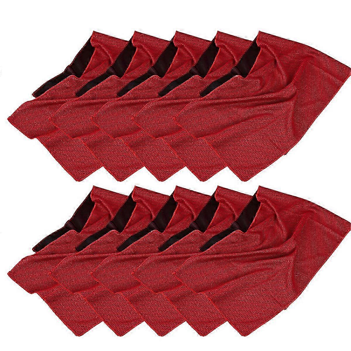 Red Sports Towel, Quick-Drying, Outdoor Cooling