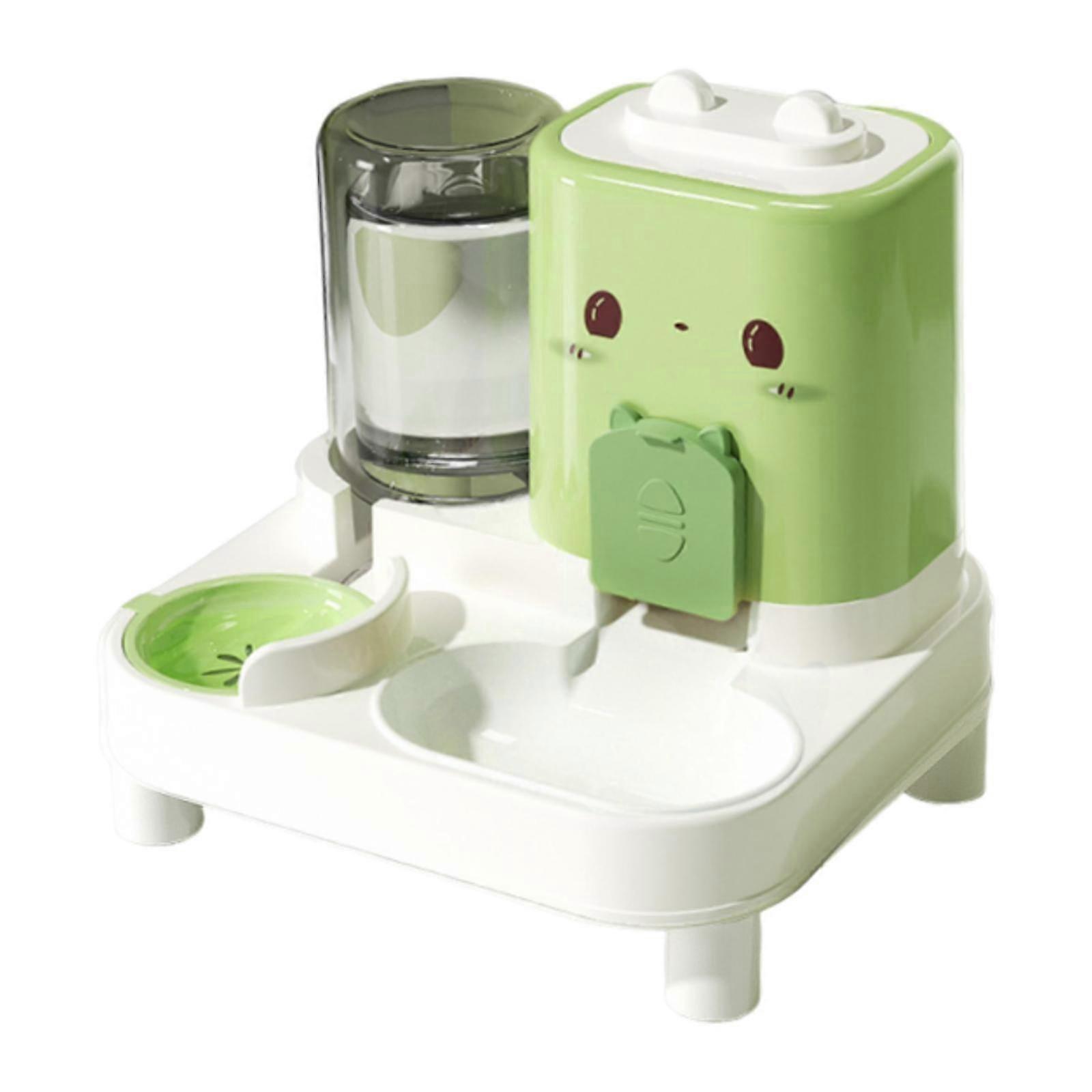 Automatic Cat Feeder and Water Dispenser Automatic Pet Feeder Convenient Compact