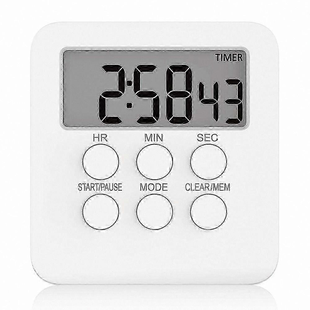 Magnetic Kitchen Timer with Countdown and Clock Function for Cooking