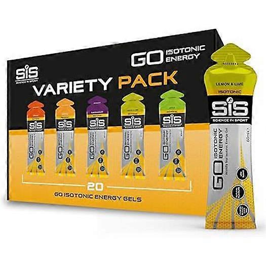 サイエンス イン スポーツ (SIS) GO アイソトニック ジェル バラエティ パック - 20 x 60ml ジェルのパック