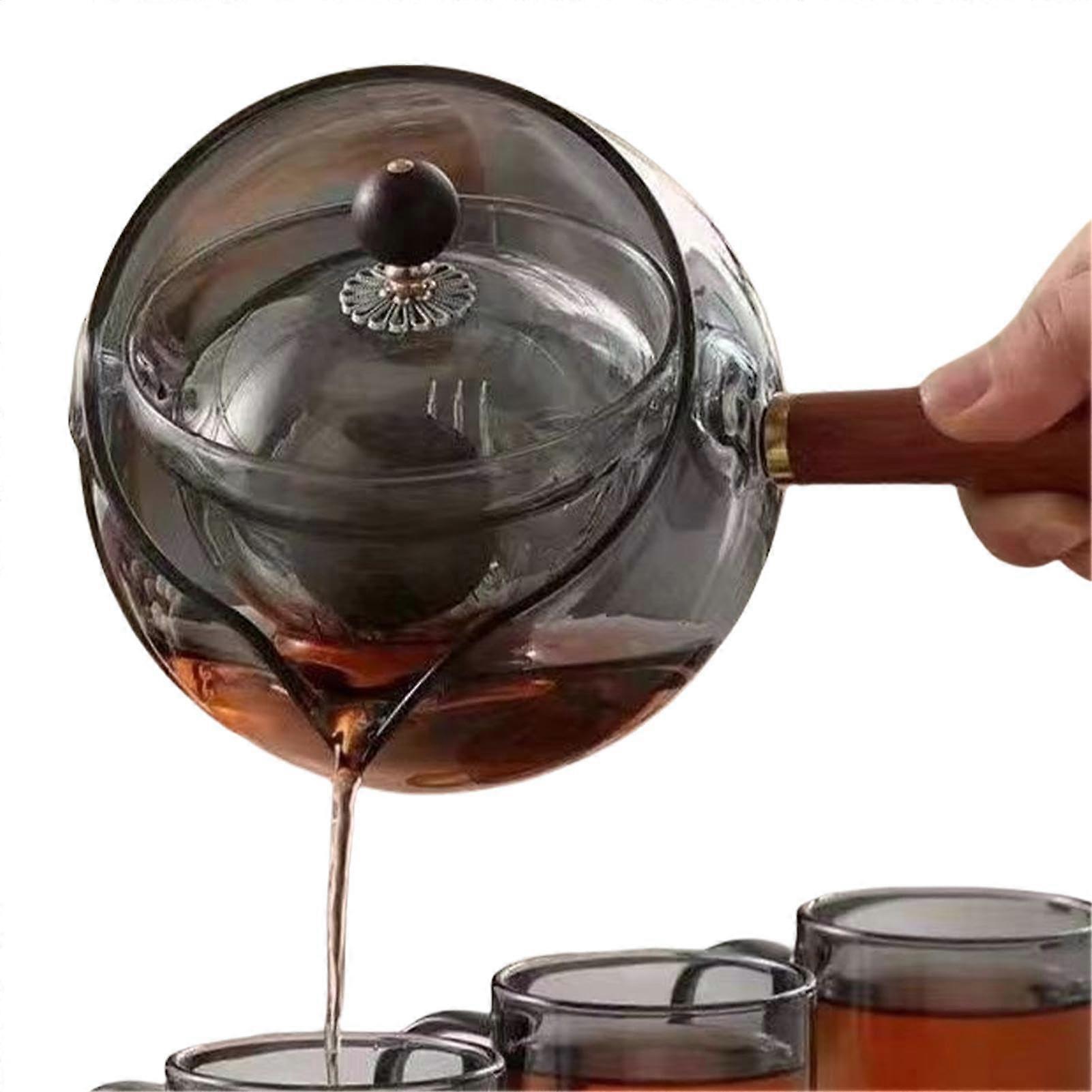 Glass Infuser Glass Stove , Rotating Capacity for Loose Leaf with Detachable Dishwasher Tea Infuser