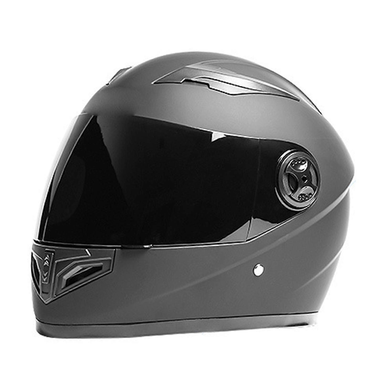 Full Face Motorcycle Helmet with Anti Fog Breathable Visor Shockproof Design Soft Lining for Winter Riding