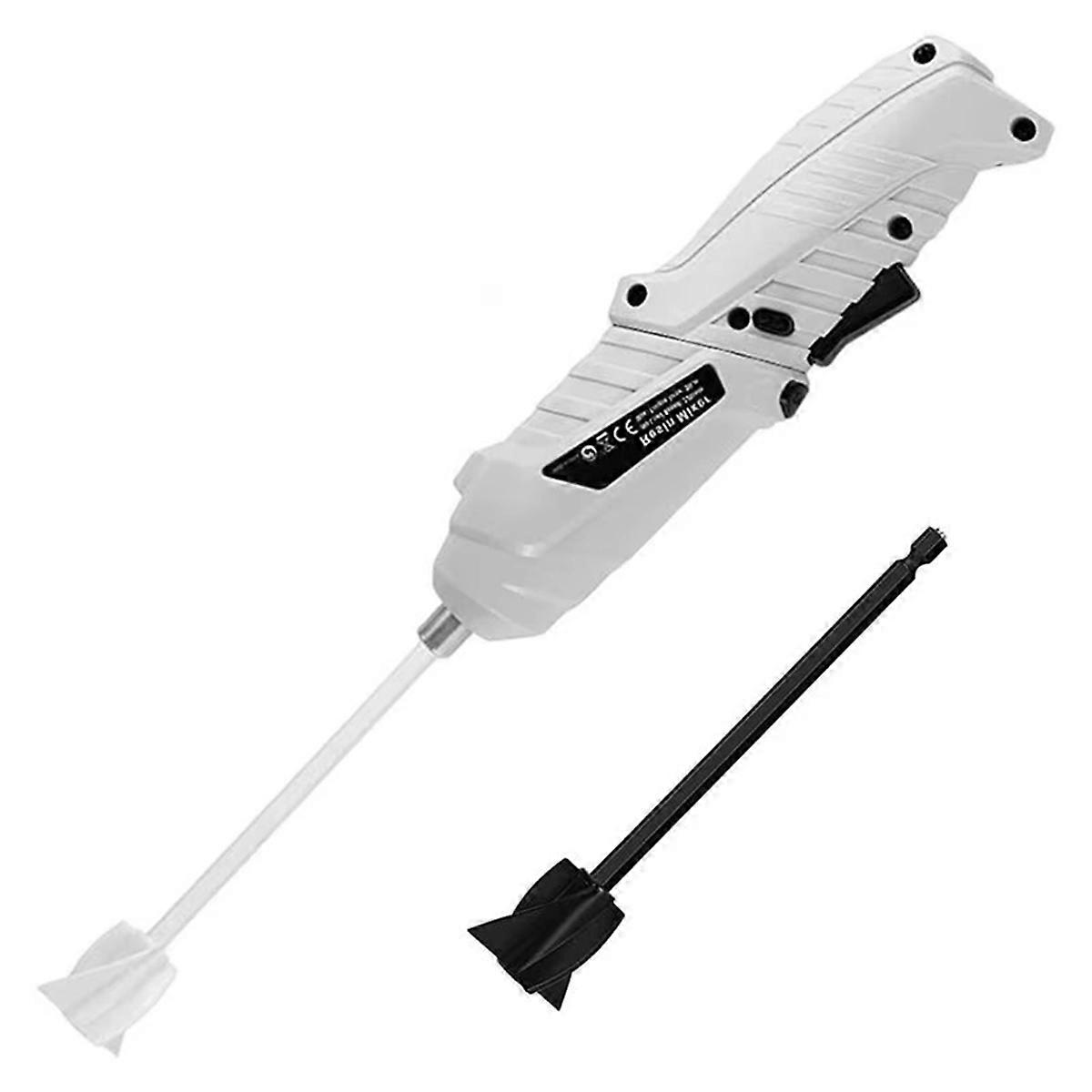 Resin Mixer Handheld Rechargeable Resin Mixer Electric for Epoxy Epoxy Resin Mixer with 2 Paddles Resin Stirrer