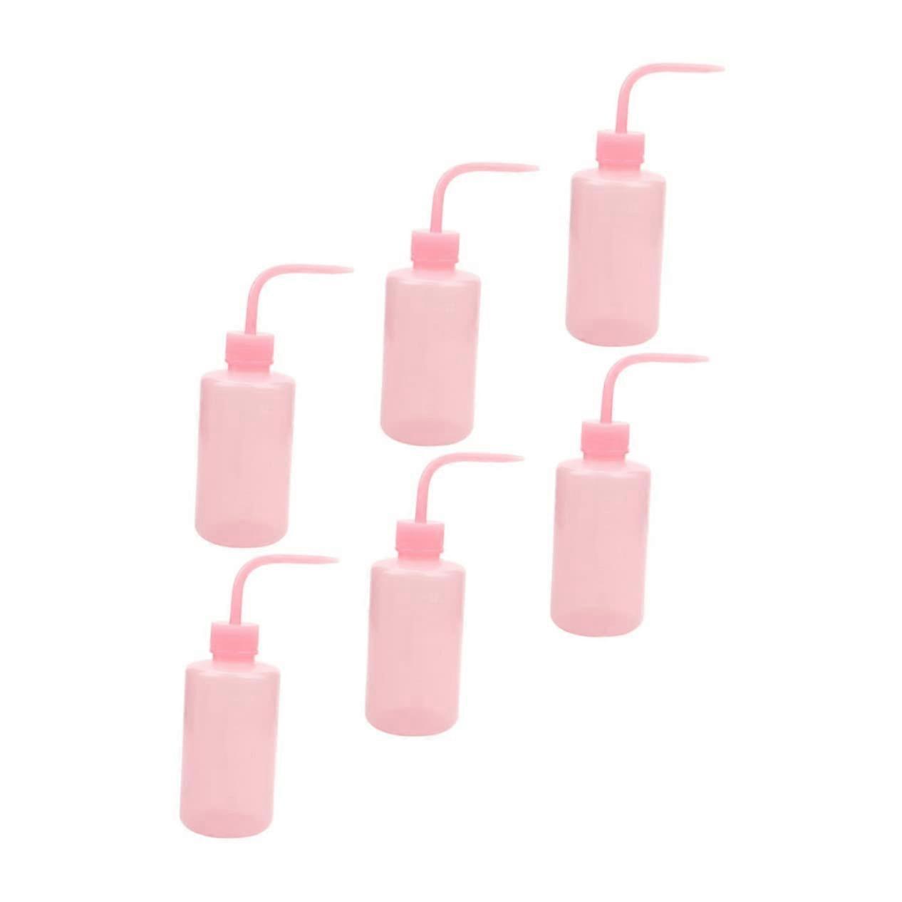 6pcs Eyelash Cleaning Bottles Empty Plastic Squeeze Bottles for Eyelash Washing and Plant Watering 50ml