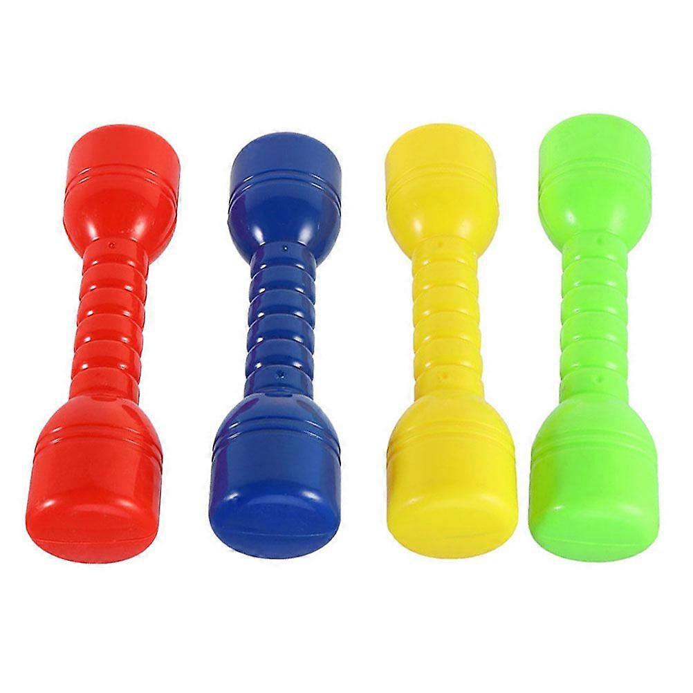 4PCS ABS Dumbbells Ergonomic Children Morning Exercise Barbells Hand Bars