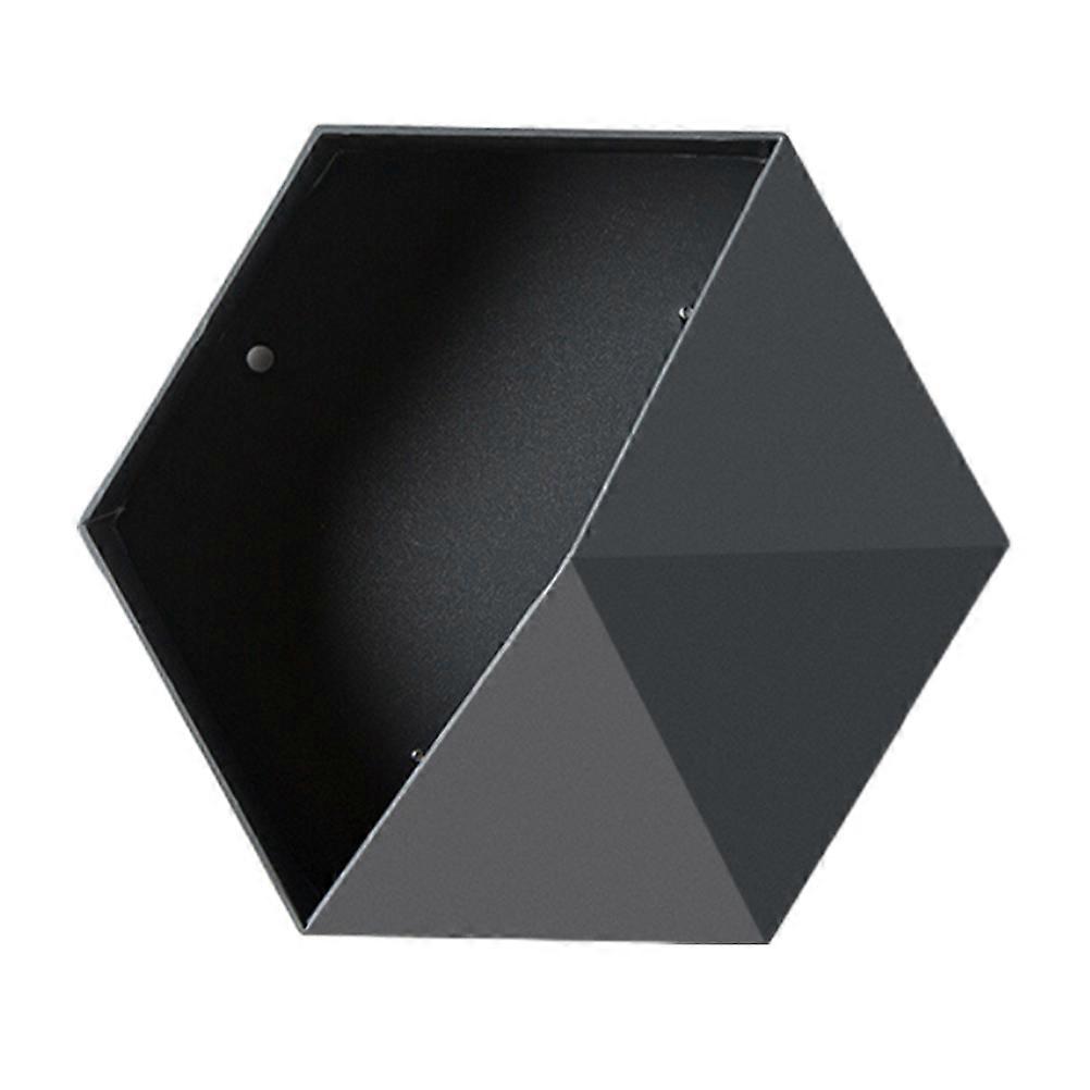 Hexagonal Wall Shelf Geometric Hexagonal Storage Shelf Simple Geometric Wall Floating Shelf
